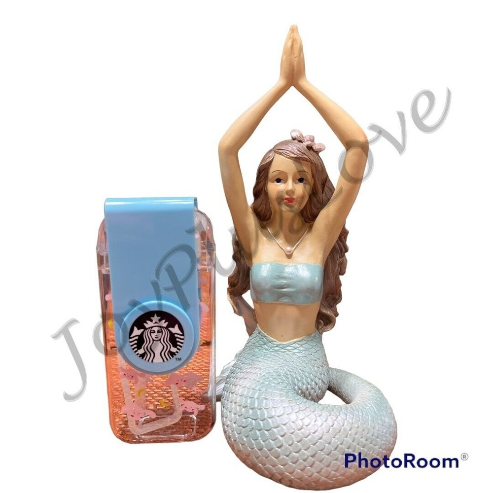 Starbucks Blue Straw Cups Cute Dog Sport Bottle 290 ml SWIRLING STRAW